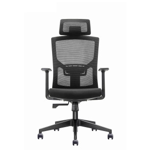 現代高背行政網眼轉椅辦公椅