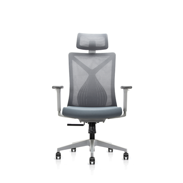 可調辦公椅網背鋁基人體工程學現代辦公椅