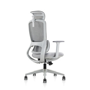 高背帶頭枕旋轉經理辦公椅