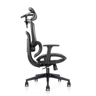 旋轉辦公3D功能扶手網椅帶擱腳板椅