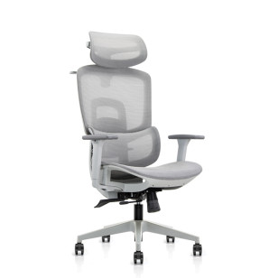 旋轉辦公3D功能扶手網椅帶擱腳板椅