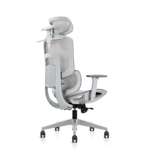 旋轉辦公3D功能扶手網椅帶擱腳板椅