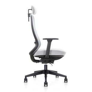 可調全網眼旋轉人體工學行政辦公椅