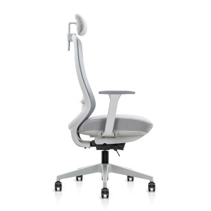 可調全網眼旋轉人體工學行政辦公椅