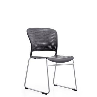 塑料辦公椅休閒椅可堆疊固定培訓椅